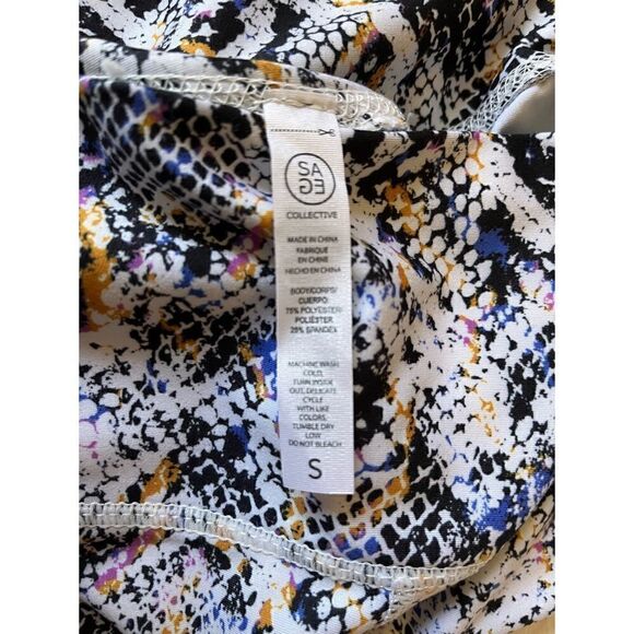 NWT Sage Collective Snakeskin Print Yoga Workout Athletic Leggings - Picture 10 of 11